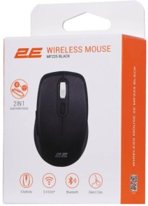 Миша 2E MF225 Silent Wireless Black (2E-MF225WBK)