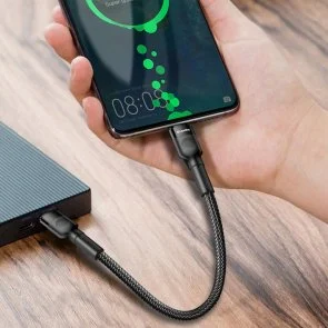 Фото: Кабель ColorWay PD Fast Charging 65W 3A Type-C / Type-C 0.3m Black (CW-CBPDCC054-BK) № 9 | KTC