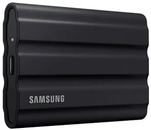 Фото: Зовнішній SSD-накопичувач Samsung T7 Shield 1TB Black (MU-PE1T0S/EU) № 2 | KTC