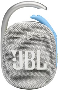 Портативна колонка JBL Clip 4 Eco White (JBLCLIP4ECOWHT)