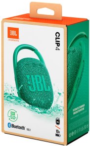 Портативна колонка JBL Clip 4 Eco Green (JBLCLIP4ECOGRN)