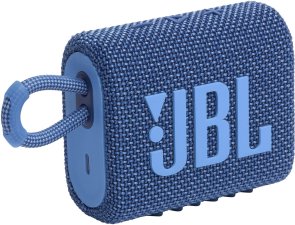  Портативна колонка JBL GO 3 Eco Blue (JBLGO3ECOBLU)