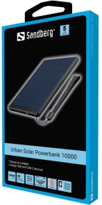 Батарея універсальна Sandberg Urban Solar 10000mAh (420-54)