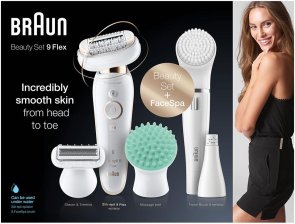 Епілятор Braun Silk-epil 9 Flex 3D Beauty Set SES 9300 (81690190)