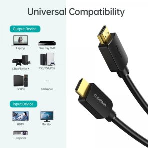 Кабель Choetech XHH-TP20 v2.1 HDMI / HDMI 2m Black