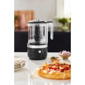 Фото: Кухонний комбайн KitchenAid Cordless food chopper 5KFCB519 Matte Black (5KFCB519EBM) № 4 | KTC