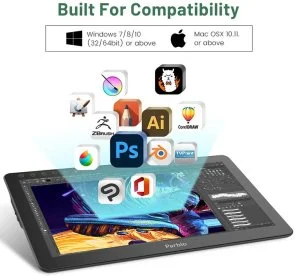Фото: Графічний монітор Parblo Coast 16 Pro (COAST16PRO) № 7 | KTC