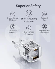 Фото: Зарядний пристрій VOLTME Revo Duo 30W GaN III White (V2016) № 3 | KTC