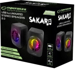 Колонки Esperanza Sakara EGS104 Black