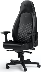 Крісло Noblechairs Icon Black/Platinum White (GAGC-086)