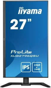 Фото: Монітор iiyama XUB2796QSU-B5 Black - 27" IPS / 2560×1440 / 75 Гц / AMD FreeSync / Pivot / HAS № 4 | KTC