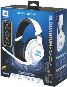 Фото: Гарнітура JBL Quantum 910P Console Wireless White (JBLQ910PWLWHTBLU) № 7 | KTC