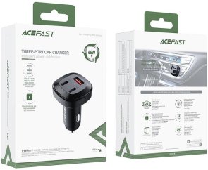 Зарядний пристрій Acefast B3 66W Black (AFB3B)