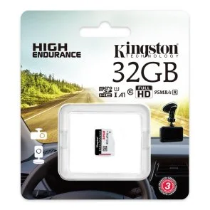 Фото: FLASH пам'ять Kingston High Endurance Micro SDHC 32GB (SDCE/32GB) № 2 | KTC