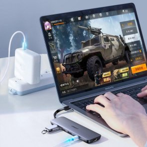 USB-хаб UGREEN CM285 Gray (70408)