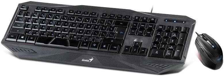 Фото: Комплект клавіатура+миша Genius KM-G230 UKR Black (31330029105) № 3 | KTC