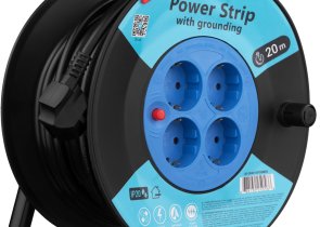 Подовжувач 2E CR4315IP20M20 4/20m Black (2E-CR4315IP20M20)