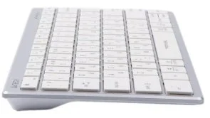 Фото: Клавіатура компактна A4tech Fstyler FX51 White (FX51 USB White) № 3 | KTC
