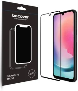 Фото: Захисне скло BeCover for Samsung A24 4G SM-A245 - Black (709083) № 2 | KTC