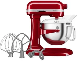 Фото: Планетарний міксер KitchenAid Mixer Bowl-Lift 5.6L - Artisan 5KSM60SPX Red (5KSM60SPXEER) № 4 | KTC