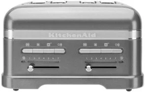 Фото: Тостер KitchenAid 4-slice Artisan 5KMT4205 Medallion Silver (5KMT4205EMS) № 2 | KTC