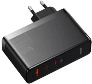 Фото: Зарядний пристрій Baseus GaN5 Pro Fast Charger 140W Black with Type-C/Type-C (CCGP100201) № 3 | KTC