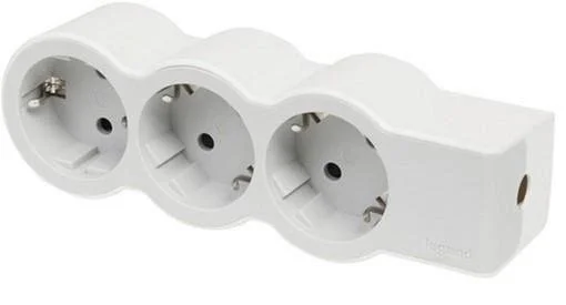 Фото: Мережевий фільтр Legrand Standart 3/without cable White/Grey (694573) № 3 | KTC
