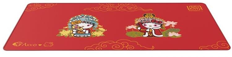 Килимок Akko Hellokitty Peking Opera Deskmat B Red (6925758615419)