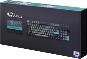 Фото: Клавіатура Akko 3098N 98Key TTC Flame Hot-Swap RGB ENG/UKR Black/Cyan (6925758618311) № 12 | KTC