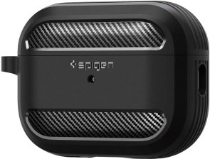 Чохол Spigen for Apple Airpods Pro 2gen - Rugged Armor Black (ACS05482)