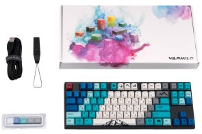 Клавіатура Varmilo VEM87 Summit R1 87Key EC V2 Ivy ENG/UKR Blue (A33A050B1A3A17A007)