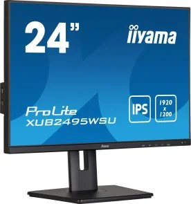 Фото: Монітор iiyama XUB2495WSU-B5 Black - 24.1" IPS / 1920×1200 / 60 Гц / Pivot / HAS № 2 | KTC