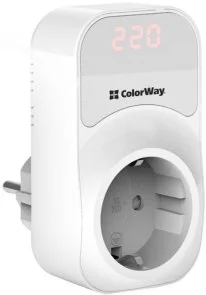 Фото: Реле напруги ColorWay DS1 White (CW-VR16-01D) № 2 | KTC