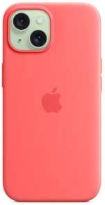 Чохол Apple for iPhone 15 - Silicone Case with MagSafe Guava (MT0V3)