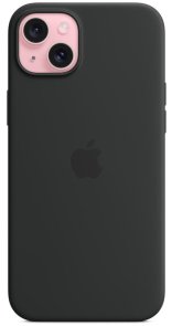 Чохол Apple for iPhone 15 Plus - Silicone Case with MagSafe Black (MT103)