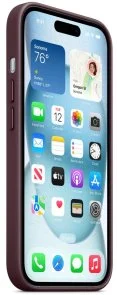 Фото: Чохол Apple for iPhone 15 - FineWoven Case with MagSafe Mulberry (MT3E3) № 7 | KTC