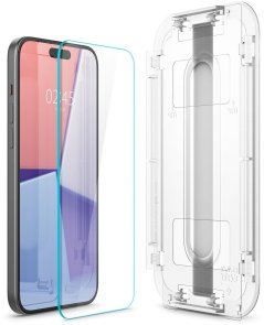 Захисне скло Spigen for Apple iPhone 15 - EZ FIT tR 2Pack (AGL06903)