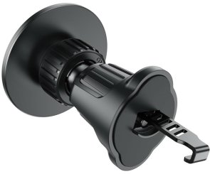Кріплення для мобільного телефону Hoco H12 Fine jade ring magnetic car holder air outlet Black (6931474794505)