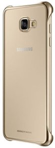 Чохол Samsung for A7 A710 2016 - Clear Cover Gold (EF-QA710CFEGRU)