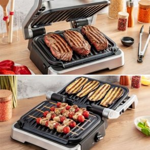 Гриль Tefal OptiGrill 2in1 Inox (GC772D30)