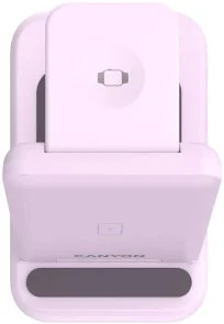 Фото: Бездротова зарядна станція Canyon WS-304 3in1 Iced Pink (CNS-WCS304IP) № 8 | KTC