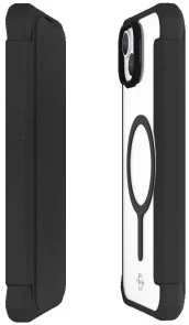Фото: Чохол iTSkins for iPhone 15 HYBRID R Folio Black (AP5N-HYFMA-BKRL) № 3 | KTC