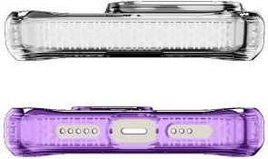 Фото: Чохол iTSkins for iPhone 15 Pro Max HYBRID R Ombre with MagSafe Light purple (AP5U-HYOMB-LIPP) № 4 | KTC
