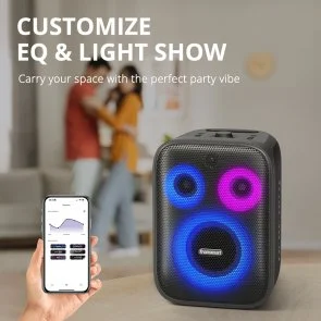 Фото: Акустика для вечірок Tronsmart Halo 200 Black (868659) № 4 | KTC