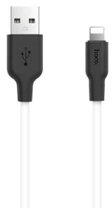Фото: Кабель Hoco X21 2A AM / Lightning 1m Black/White (6957531071365) № 2 | KTC