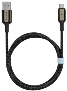 Кабель Proove Dense Metal 2.4A AM / MicroUSB 1m Black (CCDM20001301)