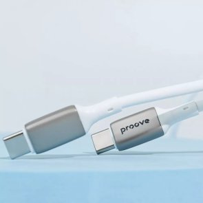 Кабель Proove Flex Metal 60W Type-C/Type-C 1m White (CCFM60002202)