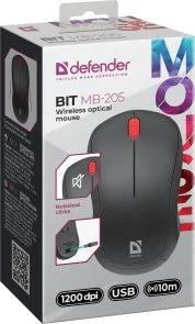 Фото: Миша Defender Bit MB-205 Silent Black (52205) № 6 | KTC