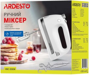 Ручний міксер Ardesto HMC-3000W