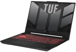 Фото: Ноутбук ASUS TUF Gaming A15 2023 FA507NU-LP031 Mecha Gray - 15.6" IPS 144 Гц / AMD Ryzen 7 / 7735HS / DDR5 16 ГБ / PCI-E SSD 512 ГБ / GeForce RTX 4050 № 2 | KTC